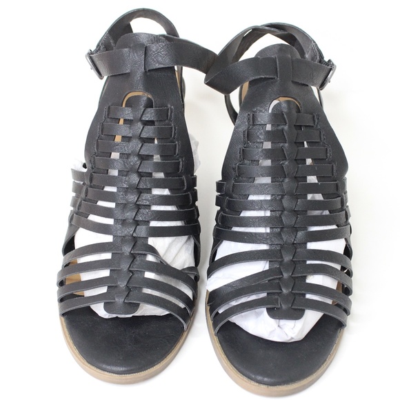 Maurices Jaycee Braid Wedges 11M NWT NIB Gladiator - Picture 2 of 7